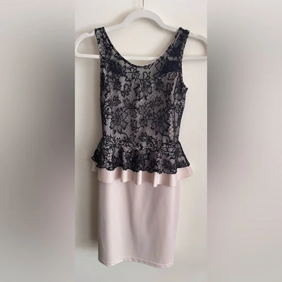 ASOS | Dresses | Nwot Lace Peplum Bodycon Dress | Poshmark